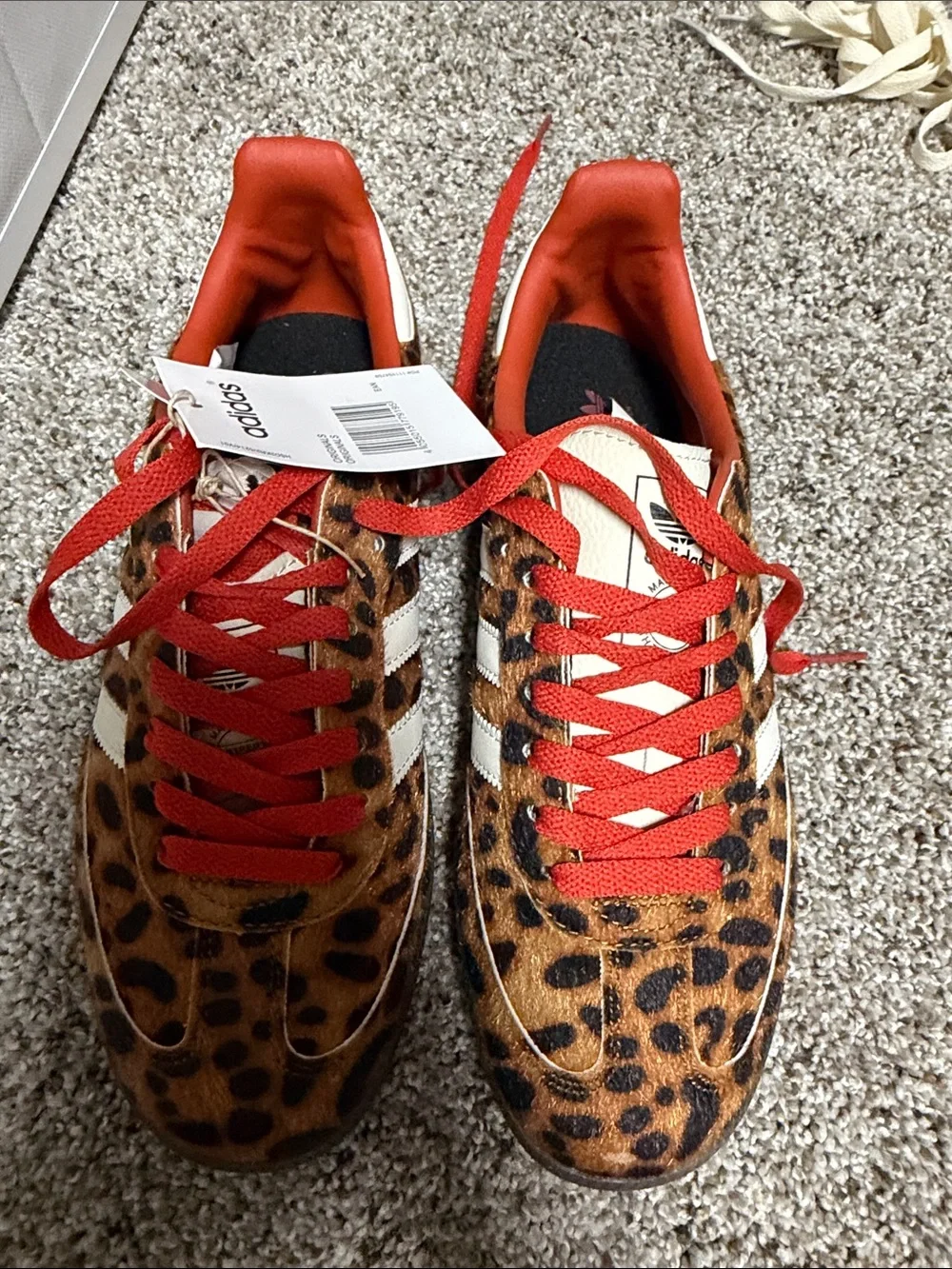 BRAND NEW WITH TAGS NEVER WORN. Women’s adidas Samba Leopard shoes